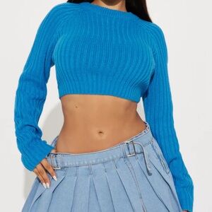 Fashion Nova | The Ultimate Staple Sweater - Blue